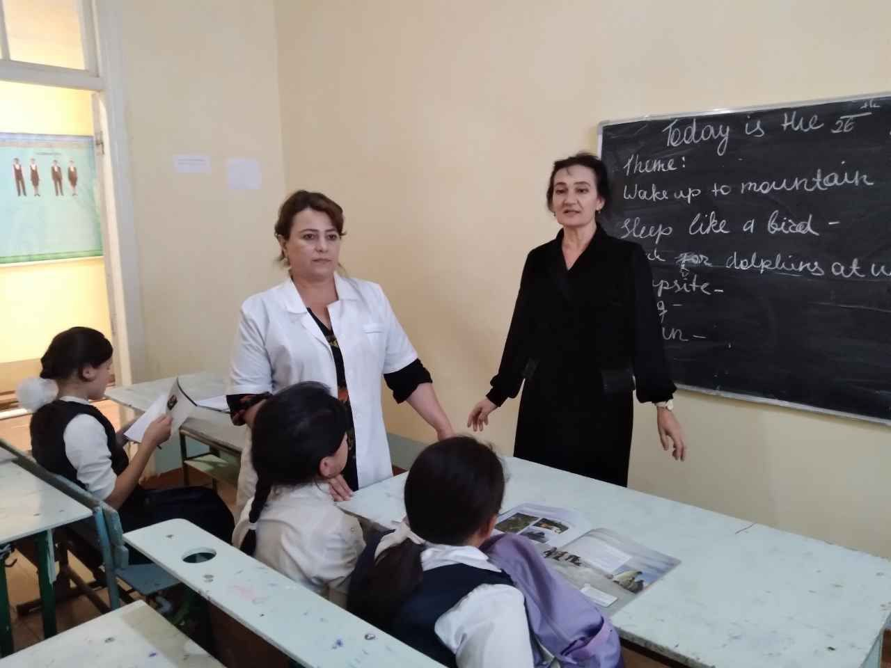 Yangiariq tuman sanitariya epidemiologik osoyishtalik va jamoat salomatligi bo'limi hodimlari tomonidan tumanidagi 24-sonli umumiy o'rta ta' lim maktabidagi o'quvchilarda gijja kasalligiga tekshirish o'tkazildi