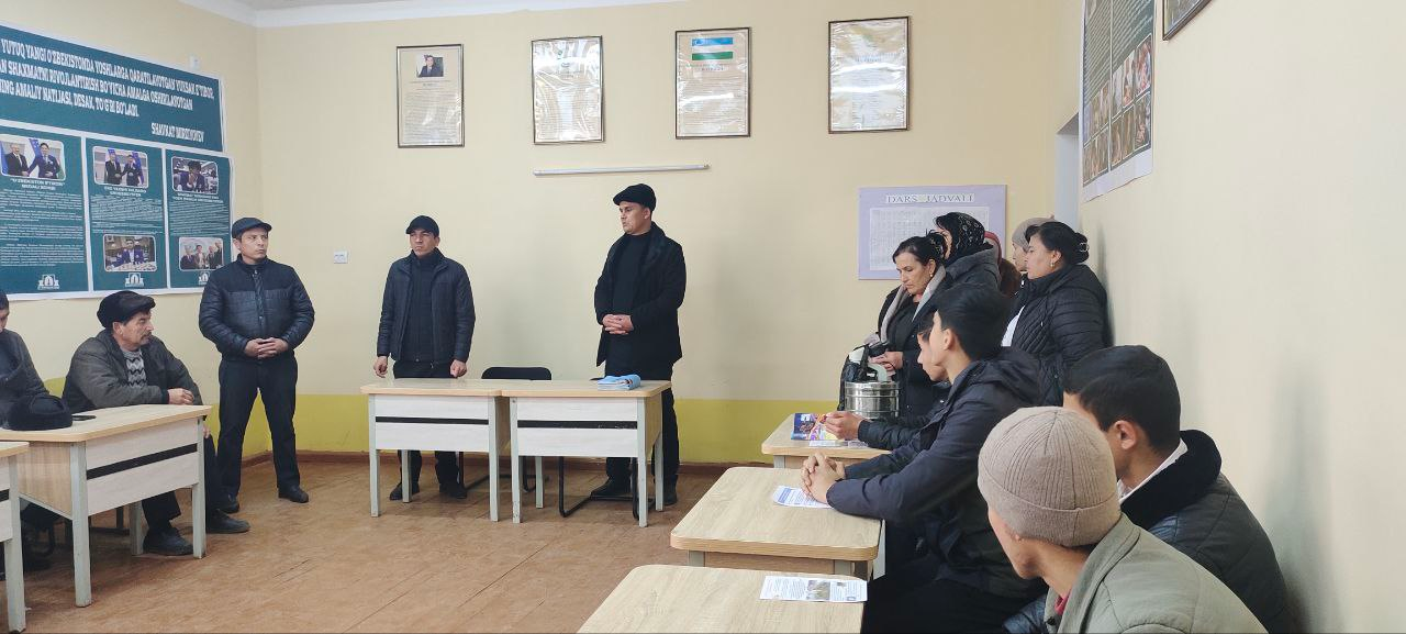 Махаллабай тизимли ишлар давом эттирилди.