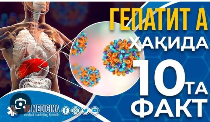 Гепатит А касаллиги тўғрисида 10 та факт!