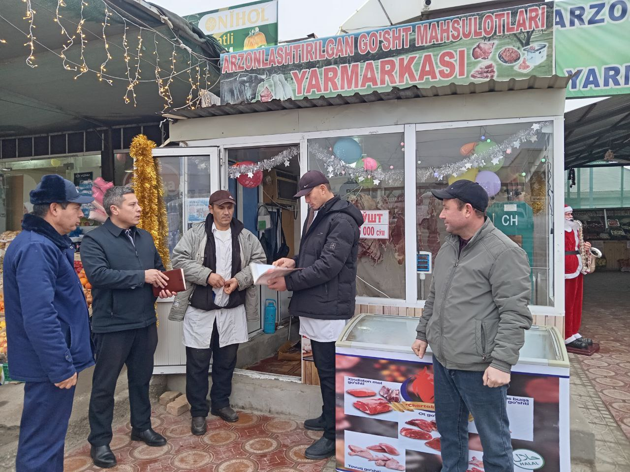 Yangiariq dexqon bozorlarida keng qamrovli reyd tadbirlari o‘tkazildi.