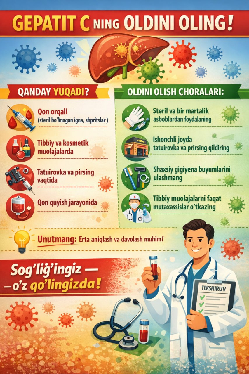 GEPATIT C NING OLDINI OLING!